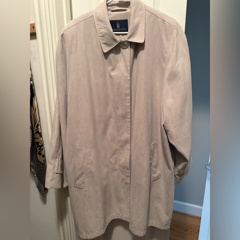 London Fog Beige Trench Coat